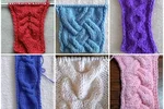 Рисунок объемные косы спицами