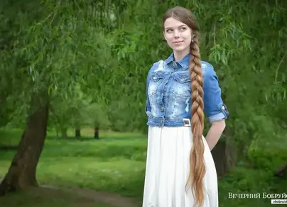Красивые девушки с длинной косой фото