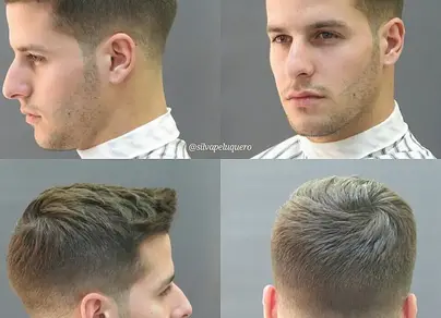 Фото мужской стрижки модельная сзади