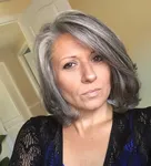 Тонировка седых волос фото