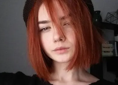 Картинки рыжие волосы каре