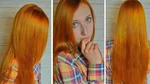 Хна на русых волосах фото