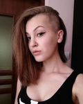 Длинные волосы выбрит висок фото