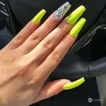 Маникюр неоновые цвета фото
