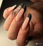 Однотонные Ногти Квадрат Фото