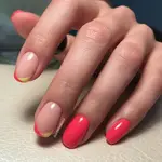 Коралловый цвет фото ногтей