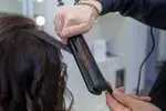 Локоны на утюжок на средние волосы фото