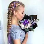 Канекалон для волос фото причесок