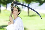 Картинка девушка с косой