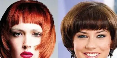 Классический боб стрижка женская фото с челкой