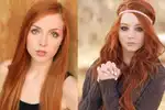 Кому подходит рыжий цвет волос фото